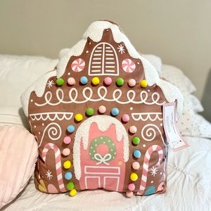 Gingerbread House Pillow